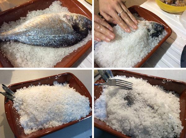 Dorada a la sal, un pescado al horno facilísimo