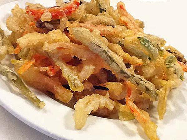 Tempura rápida en Verduras en tempura