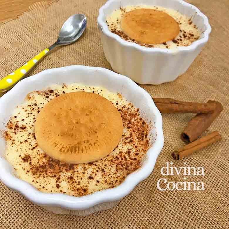 Natillas caseras fáciles en el microondas