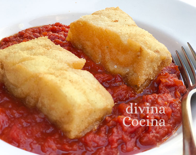 bacalao con tomate salsa