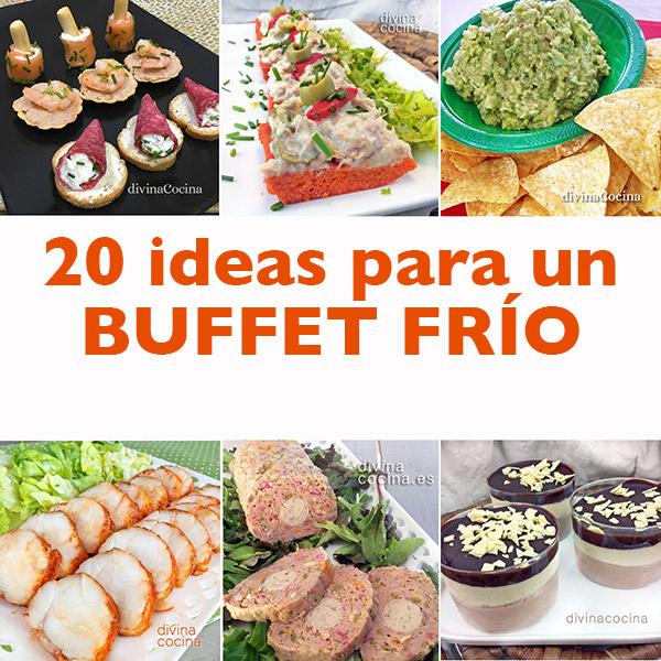 20 ideas para un buffet frío para invitados