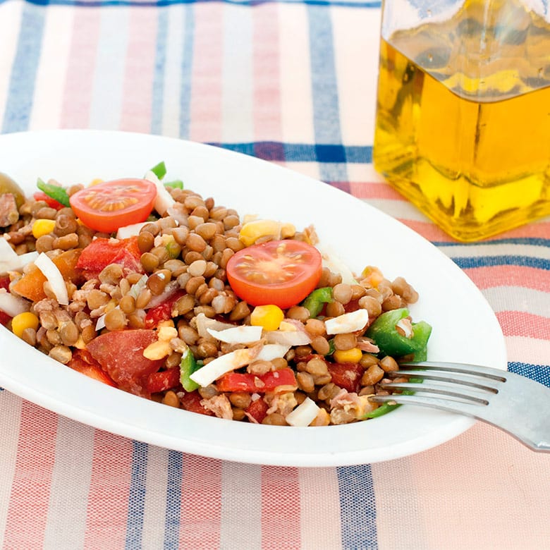 ensalada de lentejas 