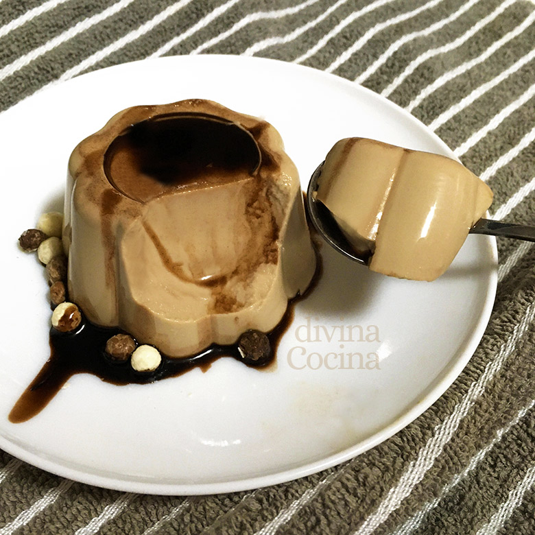 panna cotta de cafe