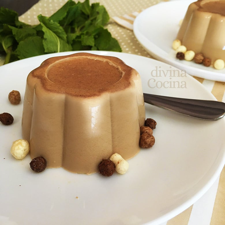 panna cotta de cafe