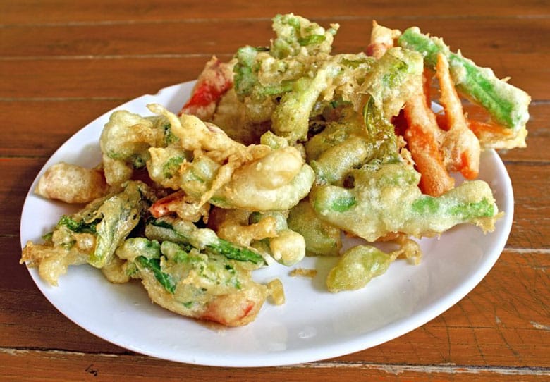 Tempura rápida de verduras 9