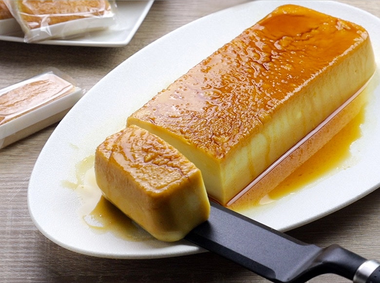 flan de sobaos y quesitos