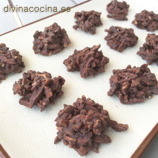 Rocas de chocolate 1