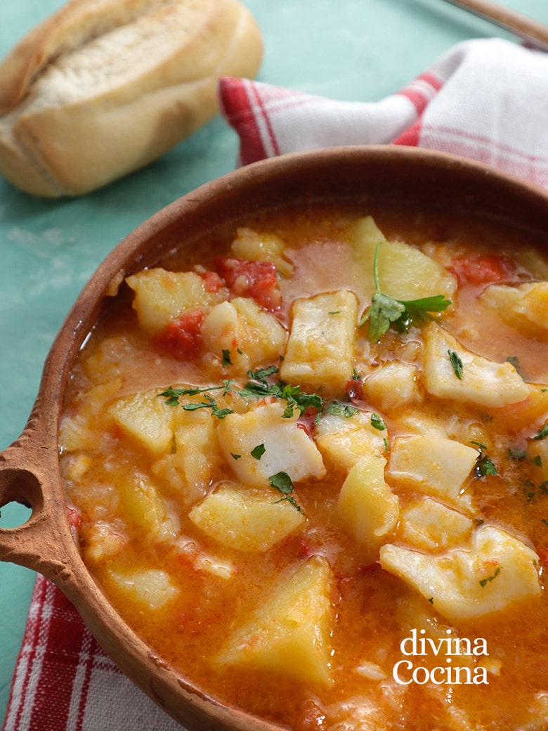 patatas con bacalao