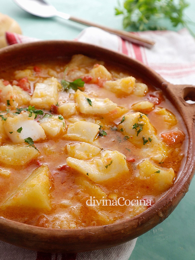 patatas con bacalao