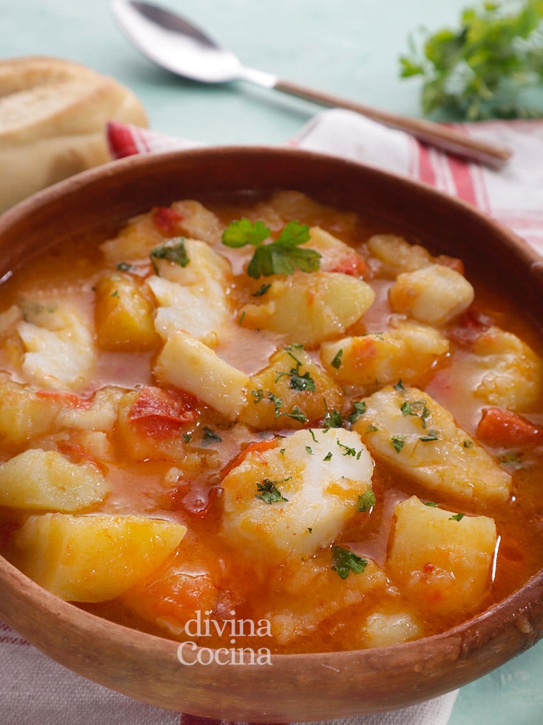 patatas con bacalao