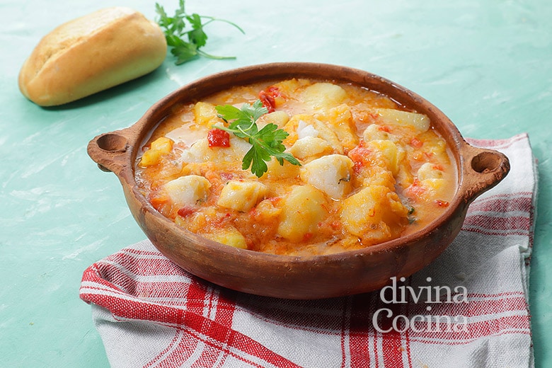 patatas con bacalao