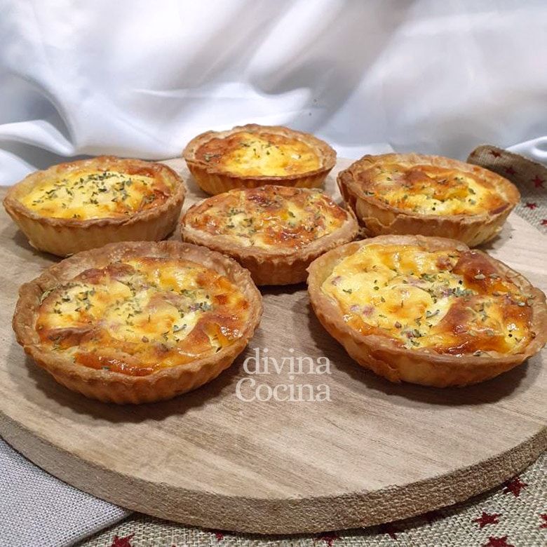 mini quiches variadas