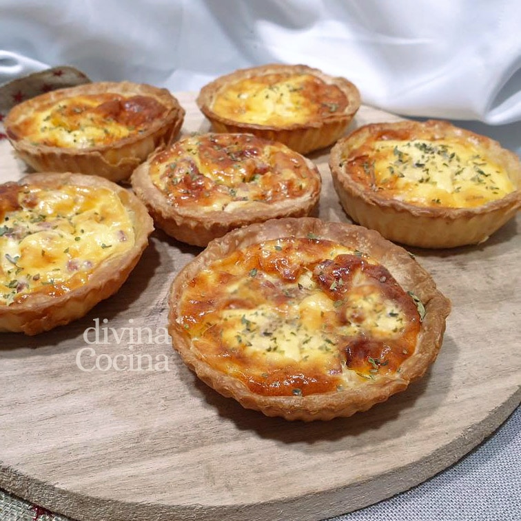 mini quiches variadas