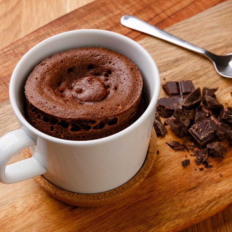 mug cake de chocolate