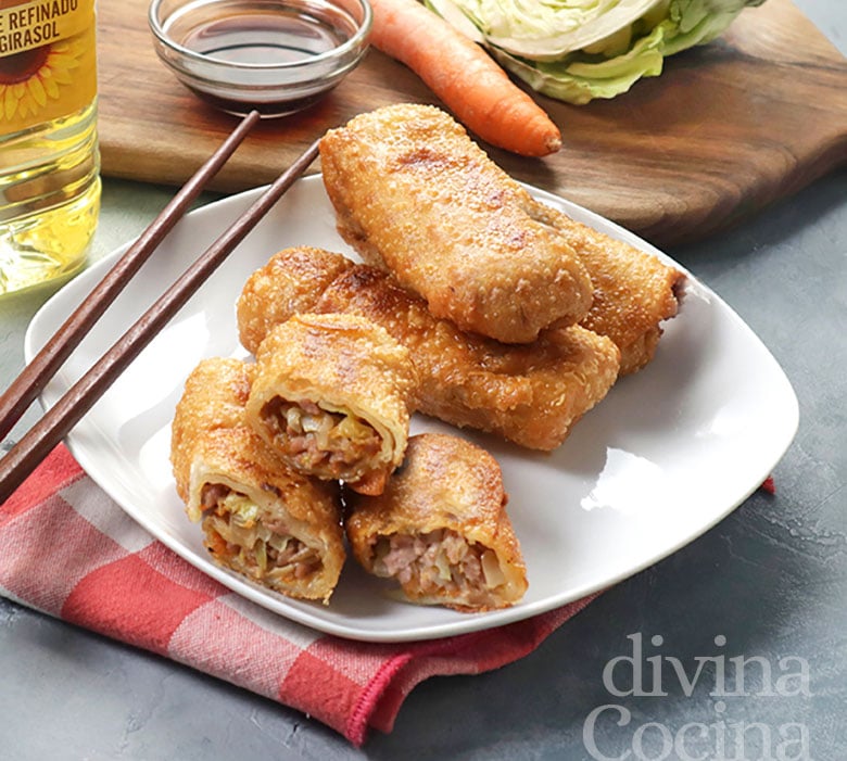 rollitos de primavera caseros