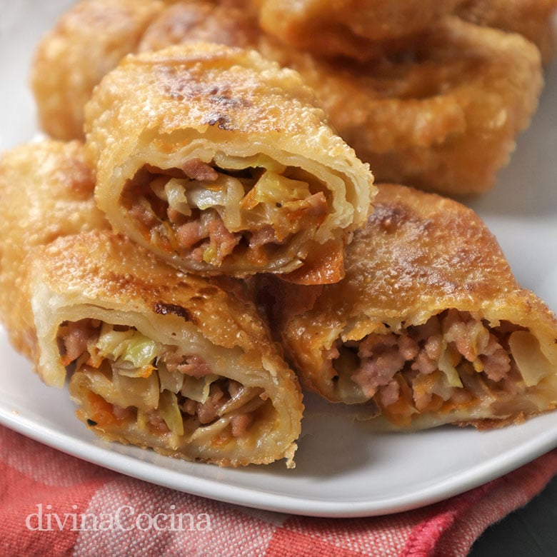 rollitos de primavera caseros