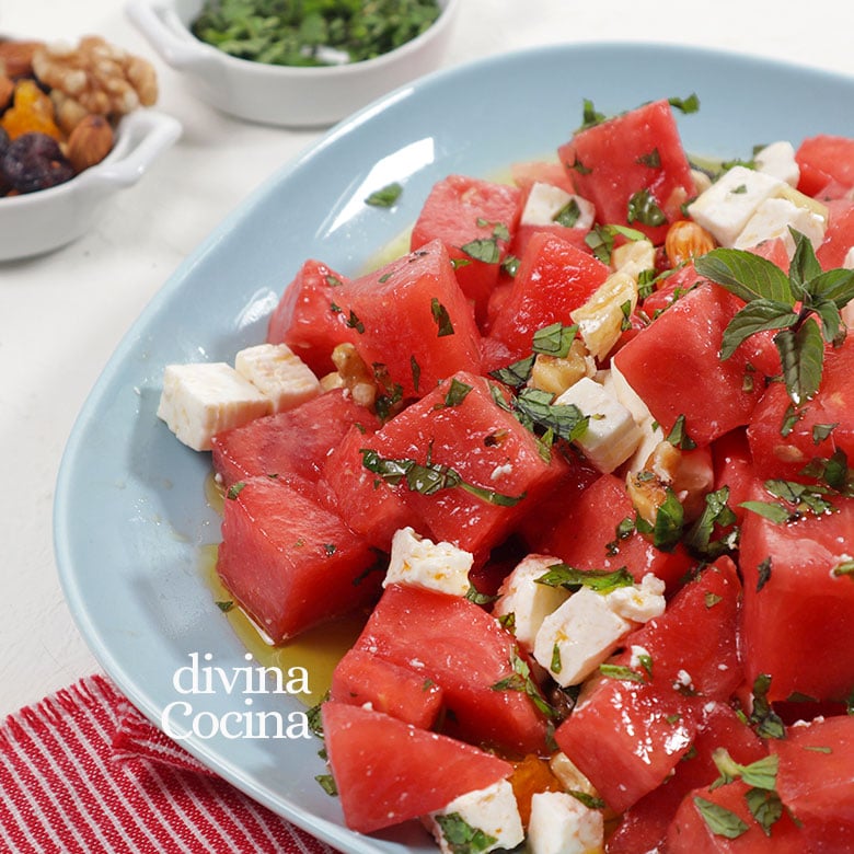 ensalada de sandía