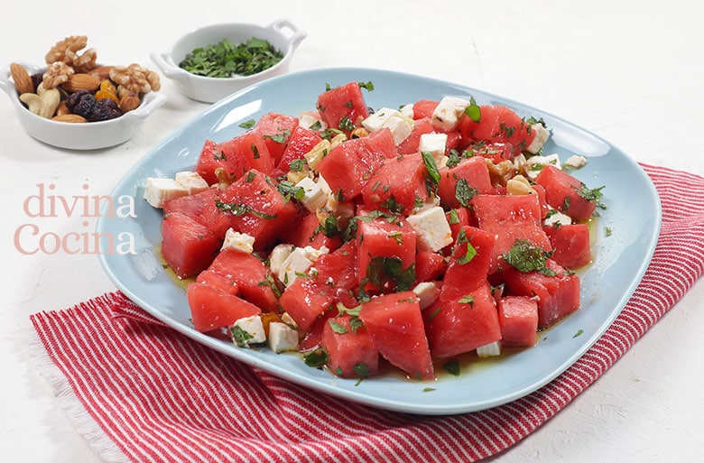 ensalada de sandía