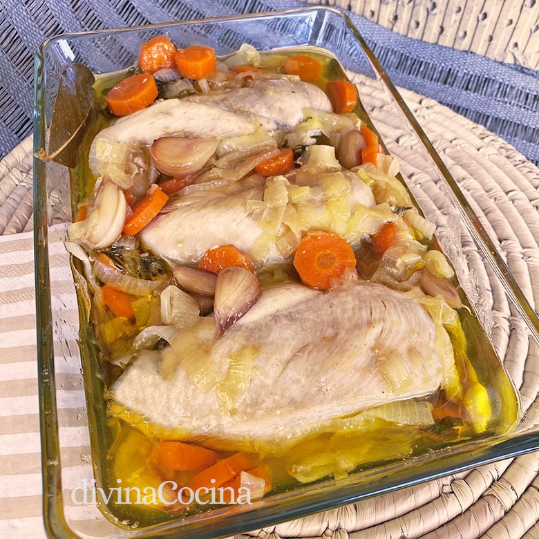 pollo en escabeche