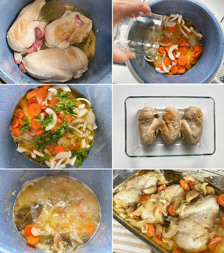 pollo en escabeche paso a paso