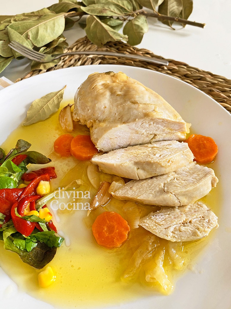 pollo en escabeche