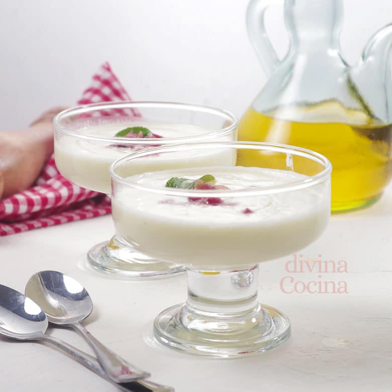 crema fria de melon 