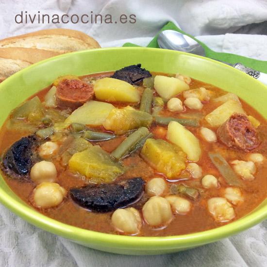 Cocido de calabaza al estilo andaluz 1