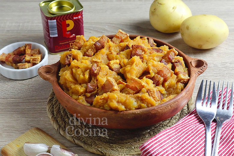 patatas revolconas con torreznos