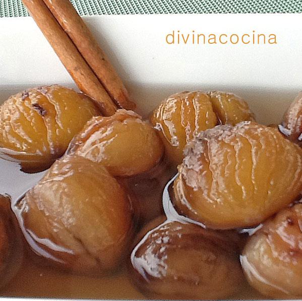 Compota de castañas 1