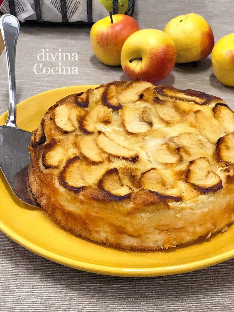 tarta de manzana clasica