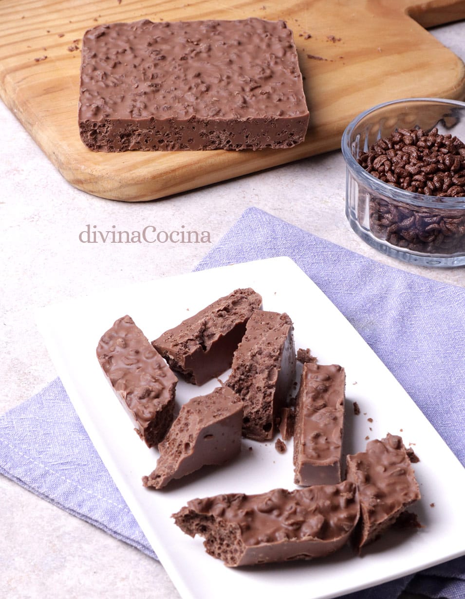 turron de chocolate casero