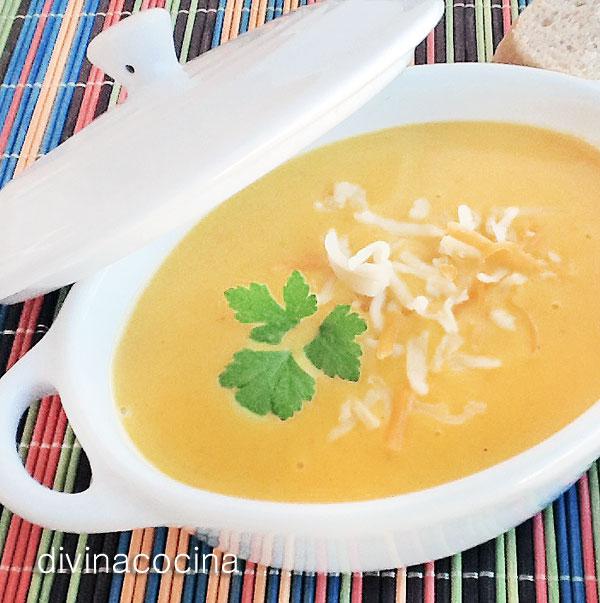 Crema de patatas y apio 1