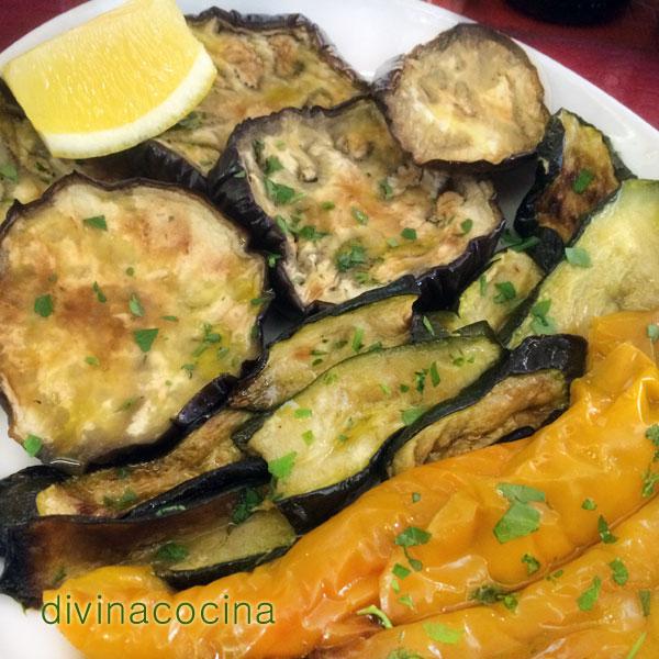 Verduras asadas al aceite de limón 1