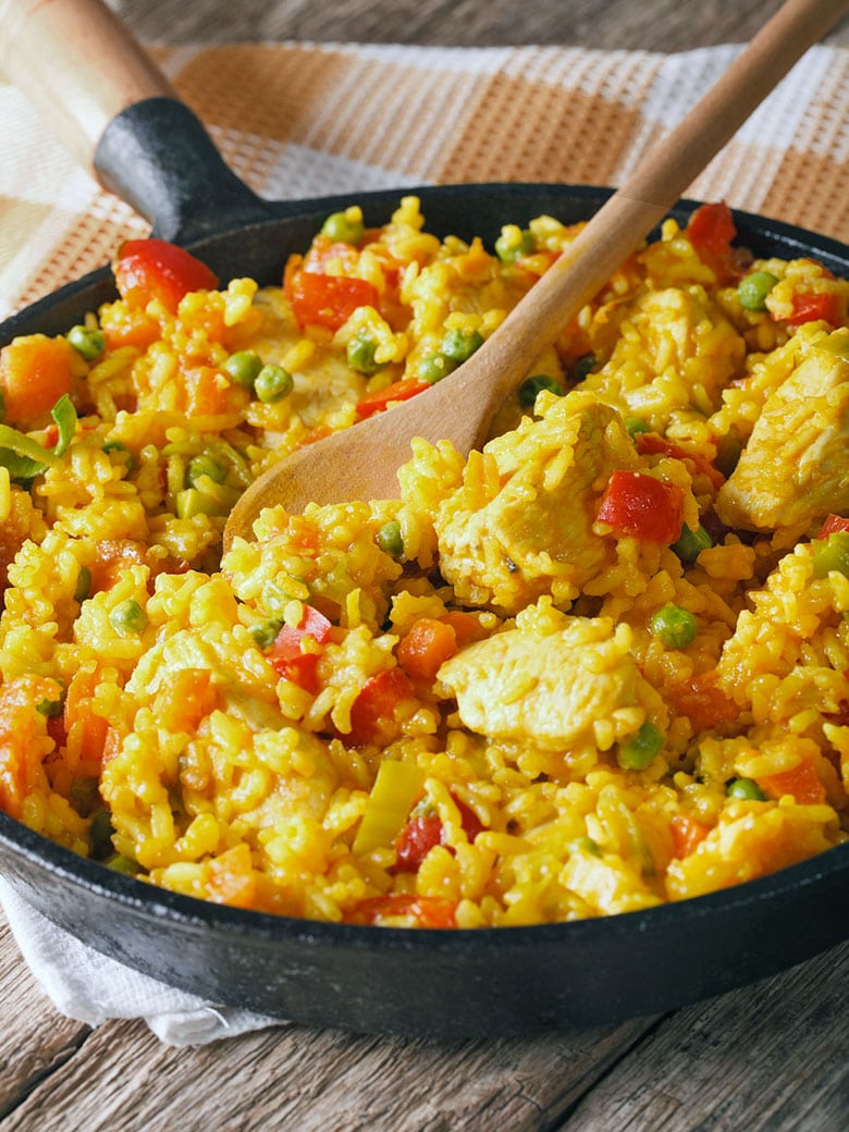 Introducir 67+ imagen arroz con pollo receta