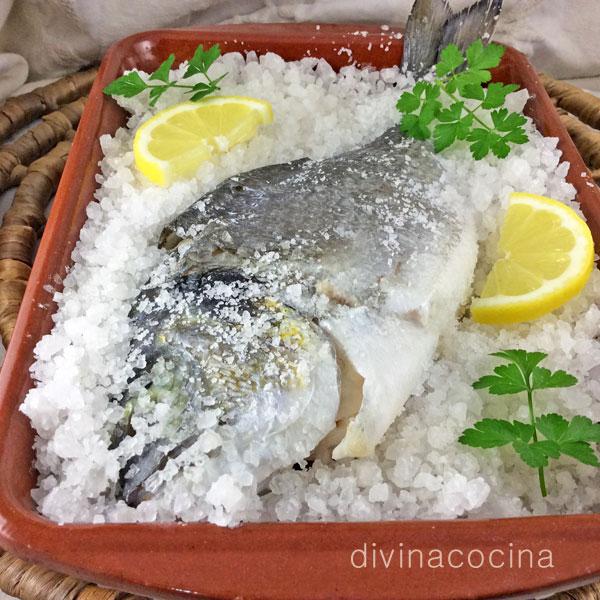 Dorada a la sal 1