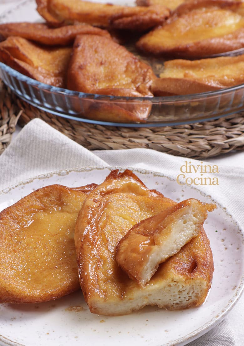 torrijas de leche y vino