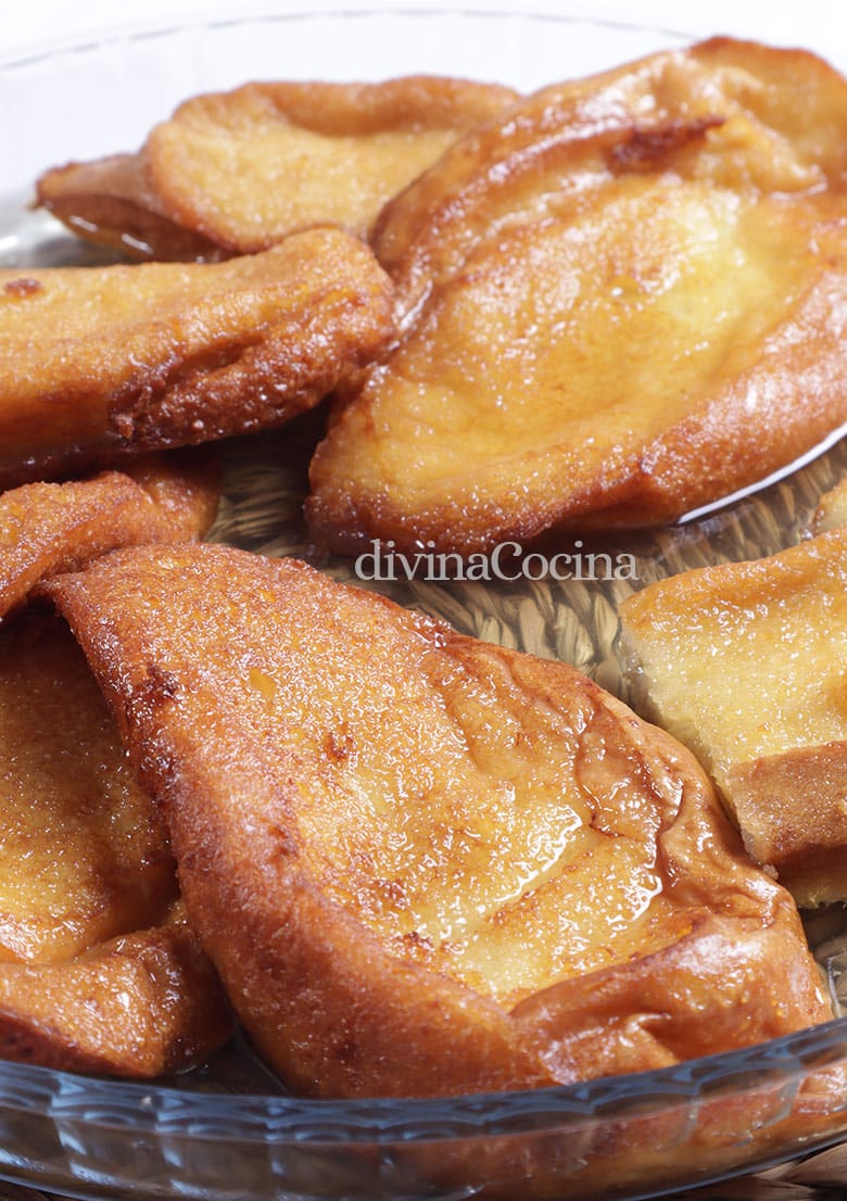 torrijas de leche y vino