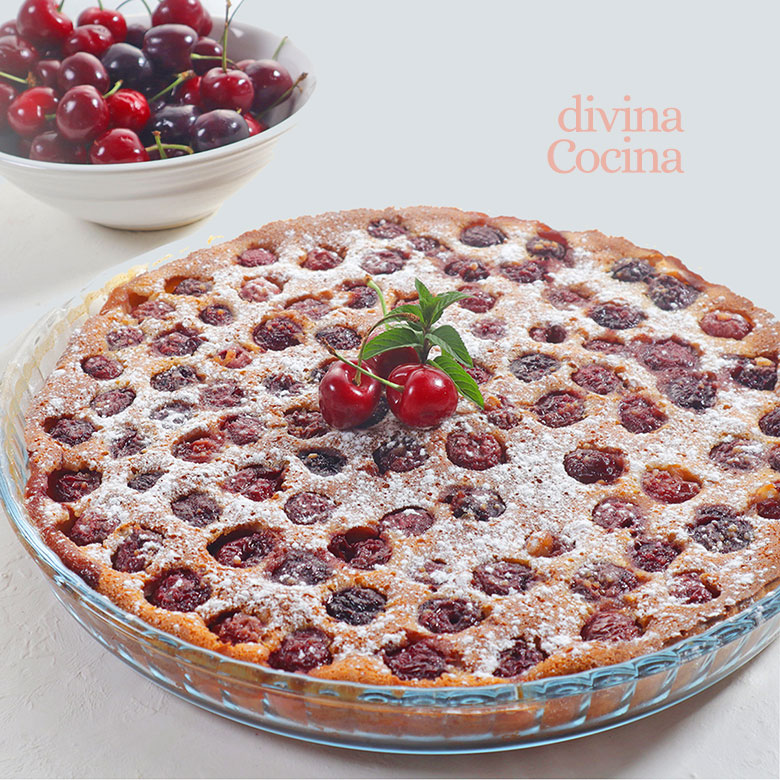 clafoutis de cerezas