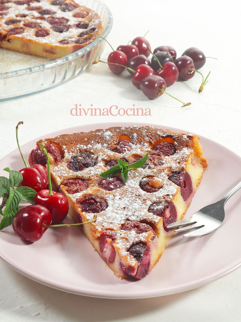 clafoutis de cerezas