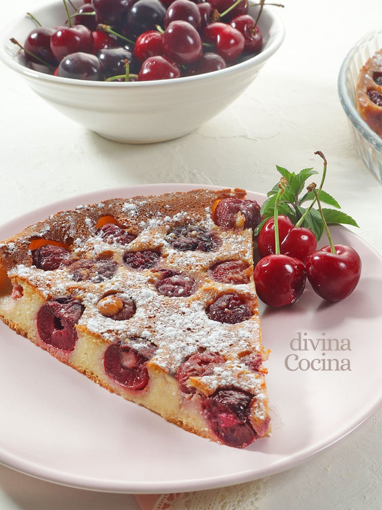 clafoutis de cerezas