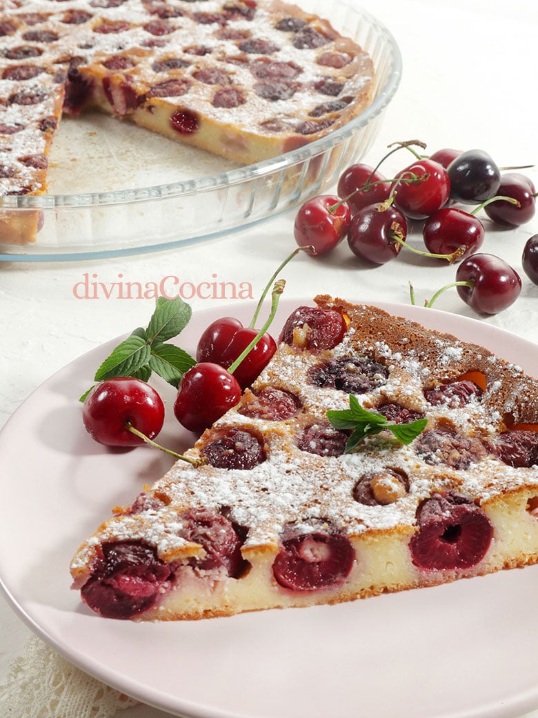 clafoutis de cerezas