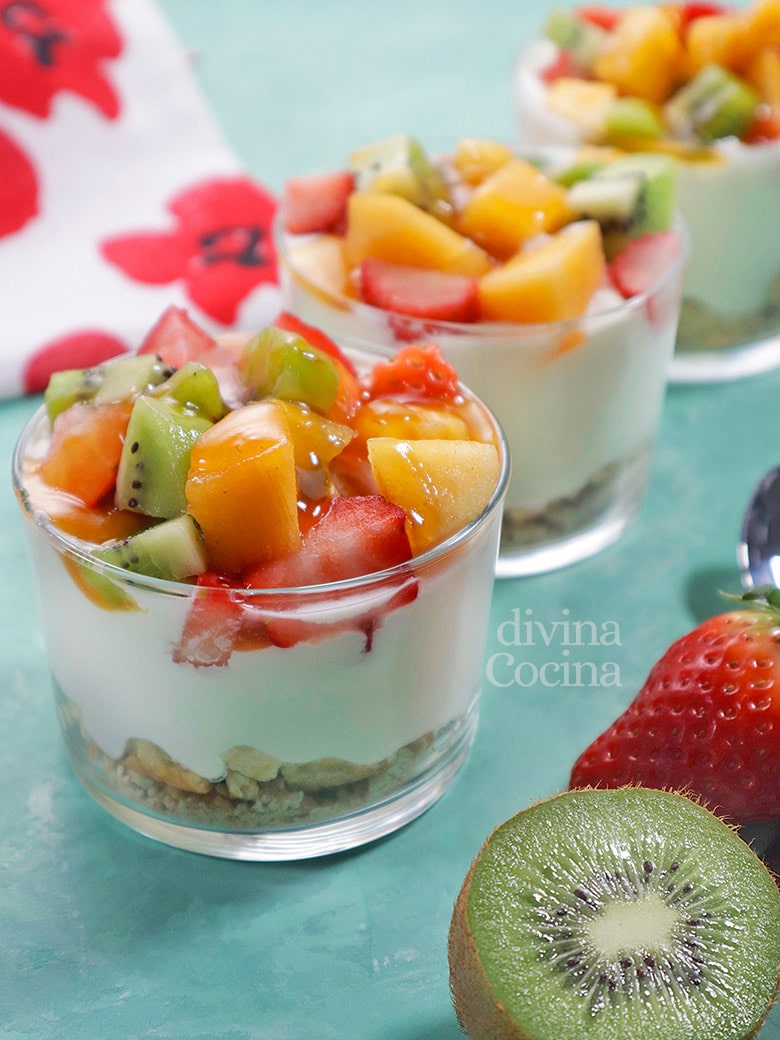 Receta de Yogur de fresa casero fácil de preparar