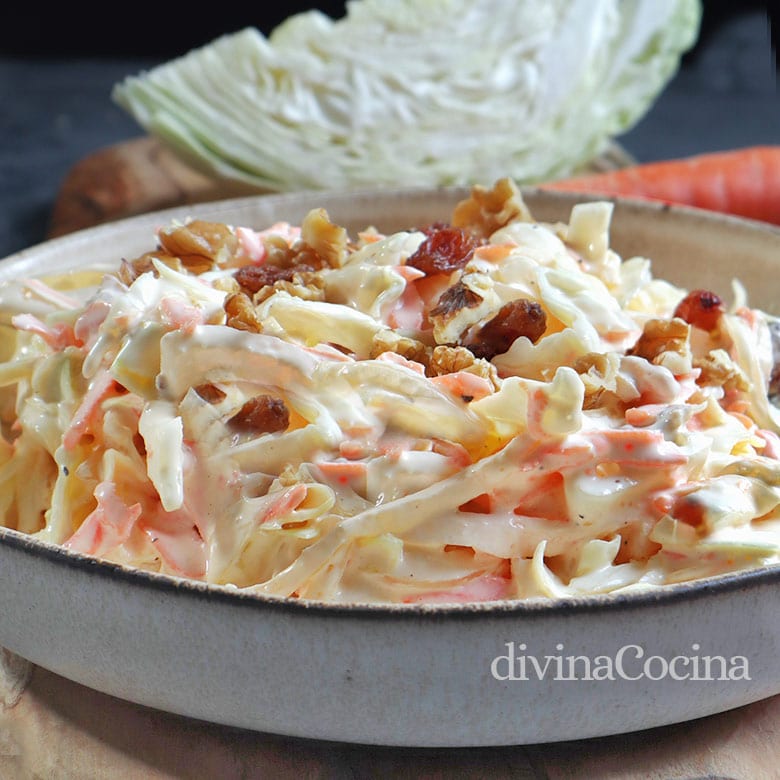 coleslaw ensalada de col americana