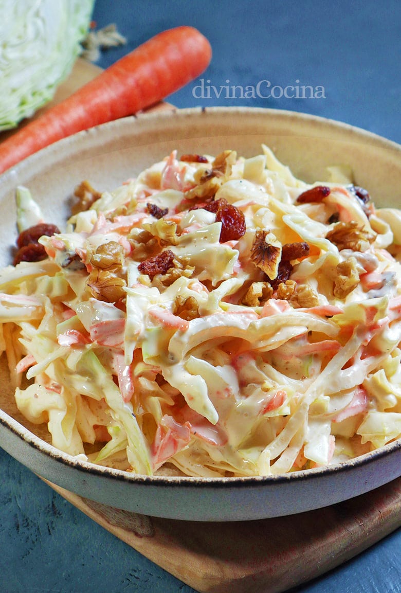 coleslaw ensalada de col americana