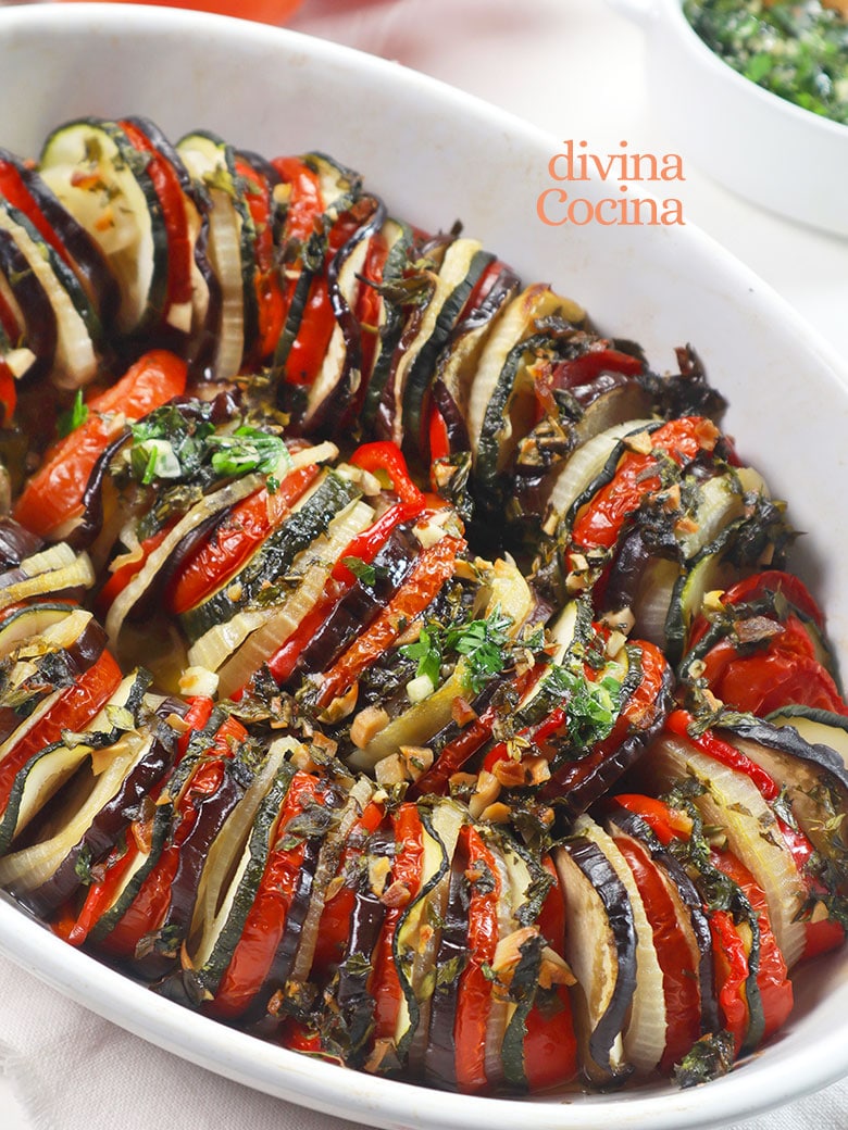 Ratatouille de verduras a la francesa - Receta de DIVINA COCINA