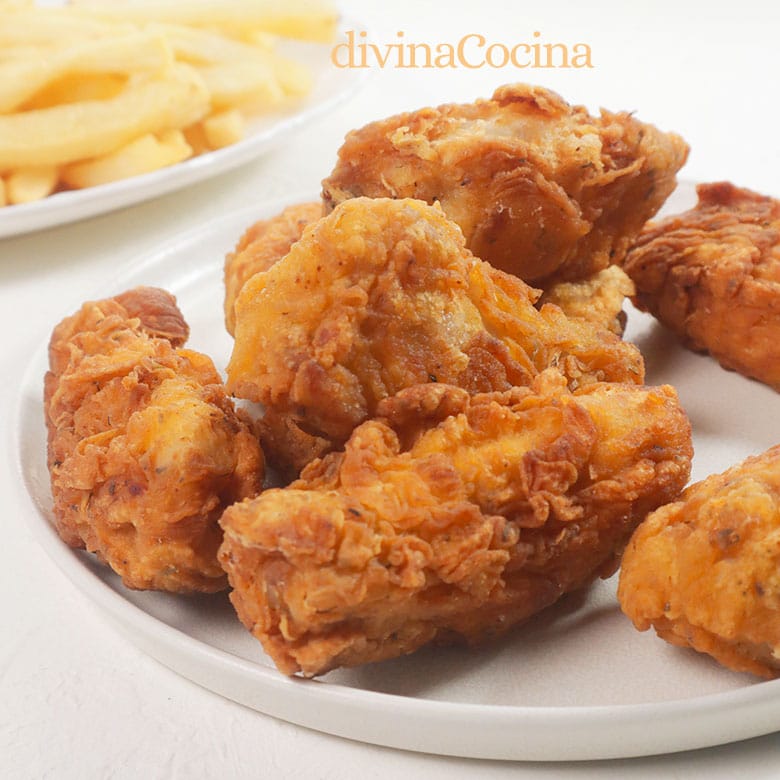 Pollo frito estilo Kentucky - Receta de DIVINA COCINA