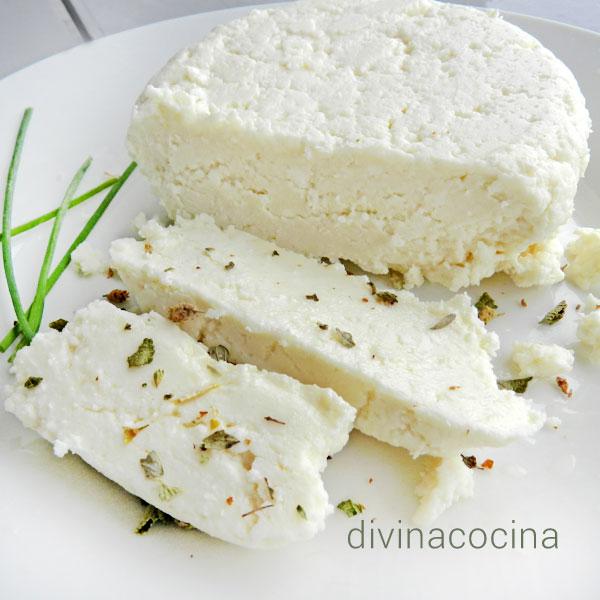 Queso fresco casero fácil - Receta de DIVINA COCINA