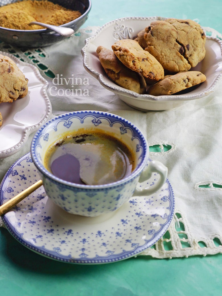 ccokies con pepitas de chocolate