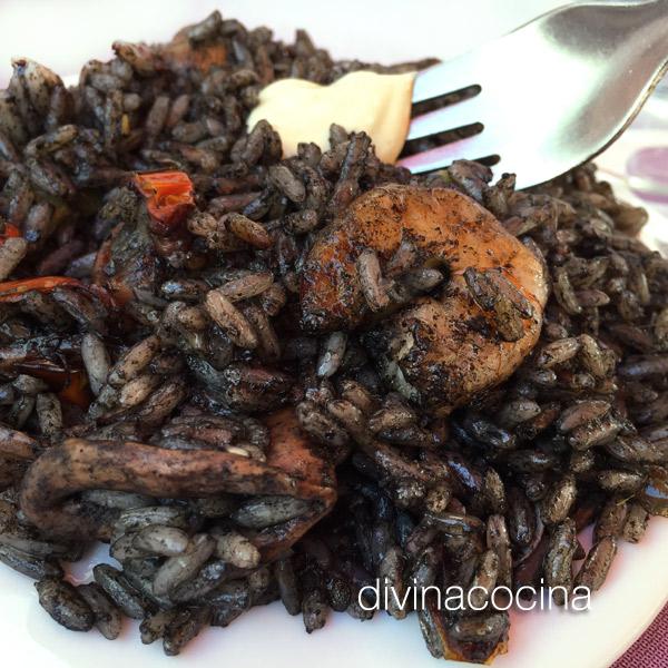 Cómo se prepara el arroz negro 1