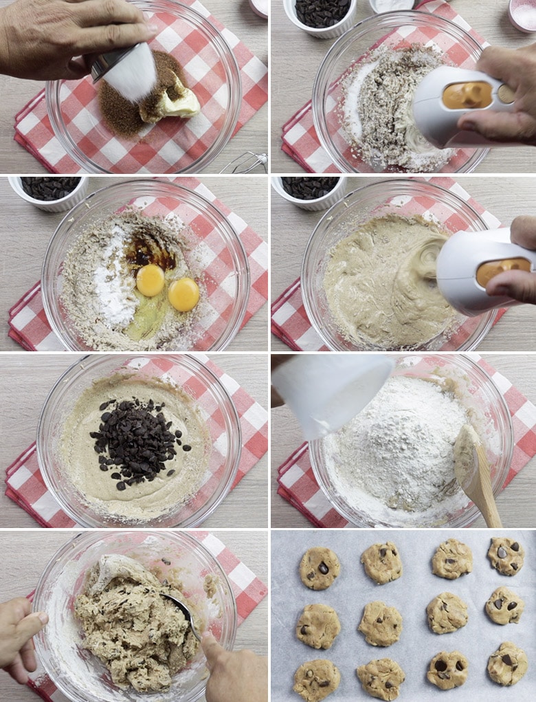 cookies clasicas con pepitas de chocolate